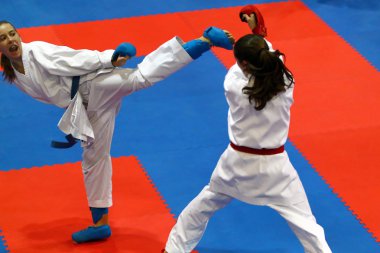 Karate savaşçıları eylem