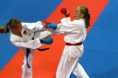 Karate savaşçıları eylem
