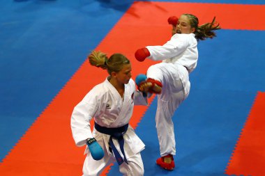 Karate savaşçıları eylem