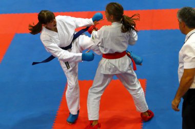 Karate savaşçıları eylem