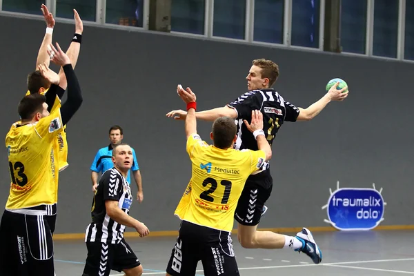 Jogo de handebol — Fotografia de Stock