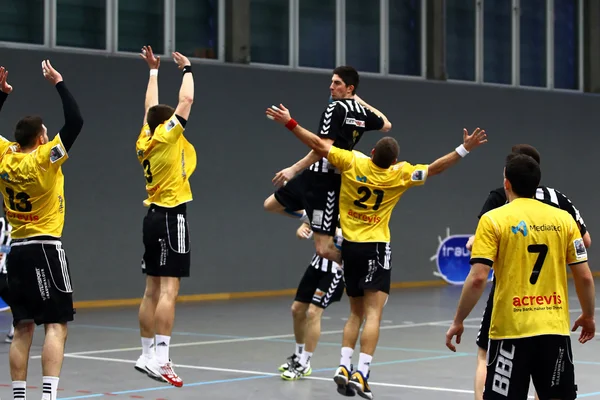 Jogo de handebol — Fotografia de Stock