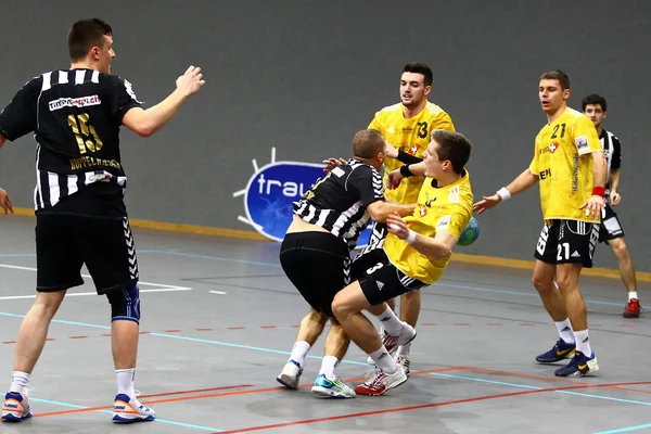 Jogo de handebol — Fotografia de Stock