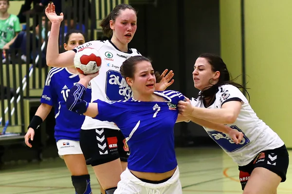 Jogo de handebol — Fotografia de Stock