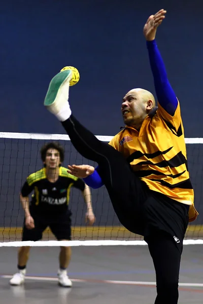 Takraw plażowy — Zdjęcie stockowe