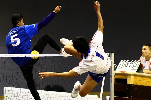 Takraw plażowy — Zdjęcie stockowe