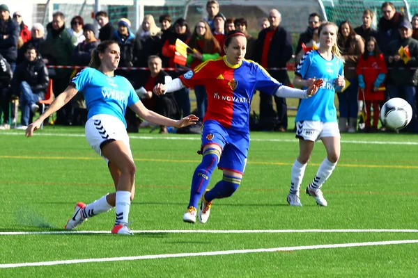 Vrouwen voetbal — Stockfoto