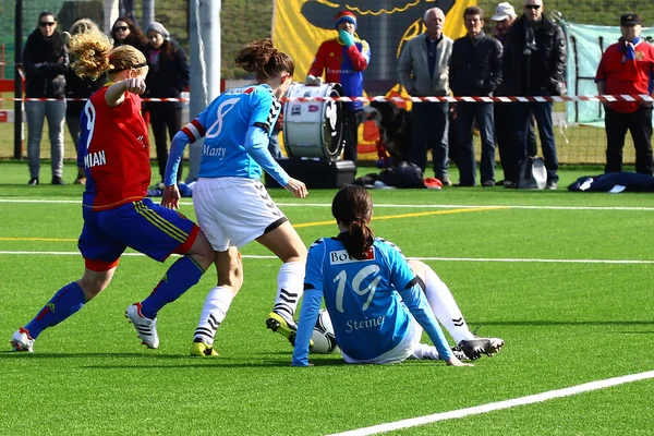 女性のサッカー — ストック写真