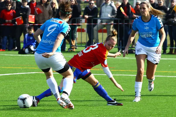 Donne calcio — Foto Stock