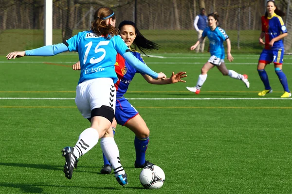 Donne calcio — Foto Stock