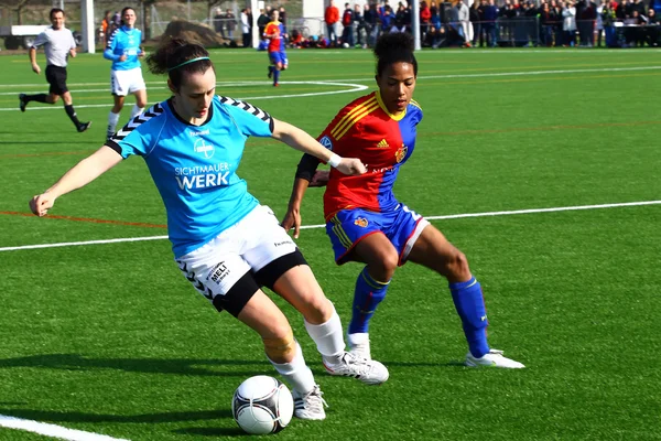 Donne calcio — Foto Stock