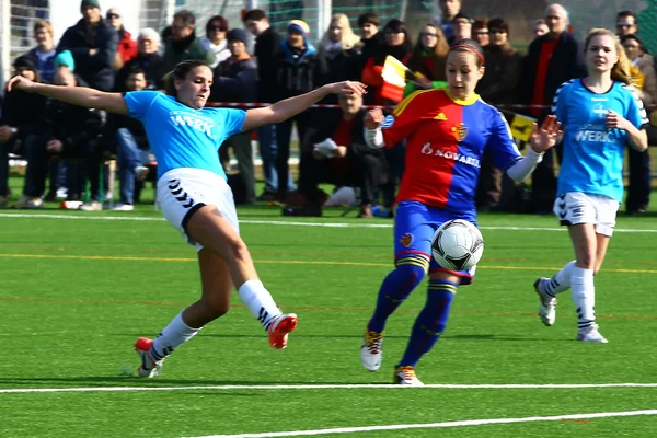 Fotbal ženy — Stock fotografie