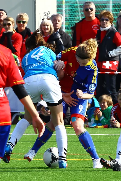 Donne calcio — Foto Stock