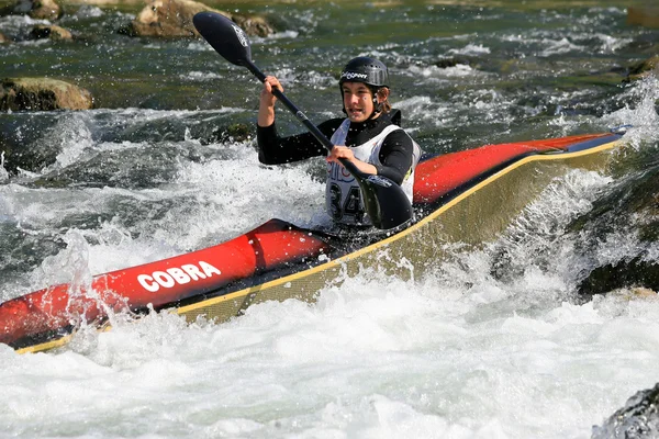 Wildwasser Sprint — Stockfoto