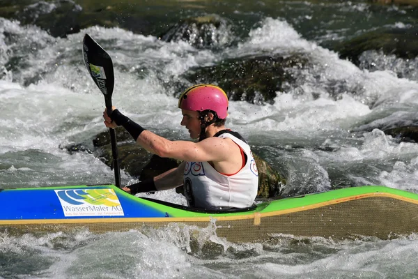 White water canoieng — Stock Photo, Image