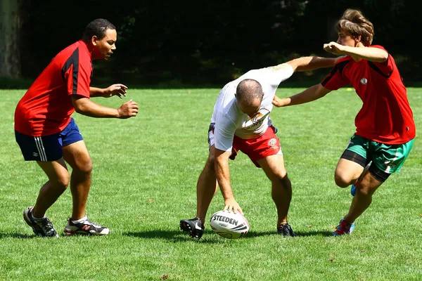 Aanraking rugby Zwitserse beker — Stockfoto