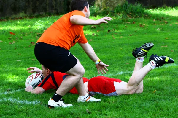 Aanraking rugby Zwitserse beker — Stockfoto