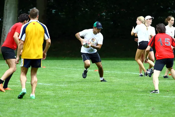 Touch Rugby Swiss Cup — Stock Photo, Image