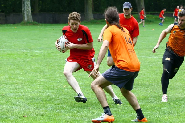 Aanraking rugby Zwitserse beker — Stockfoto