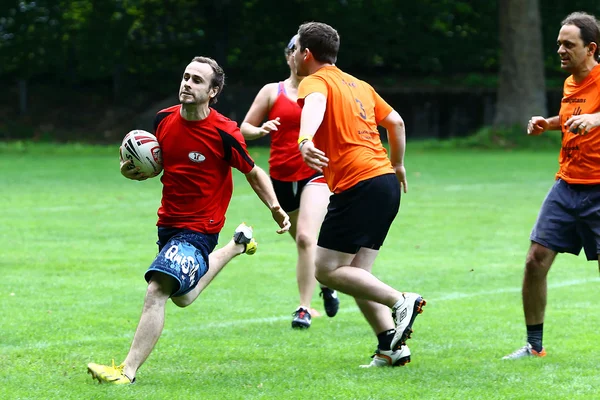 Sentuh Piala Swiss Rugby Stok Foto