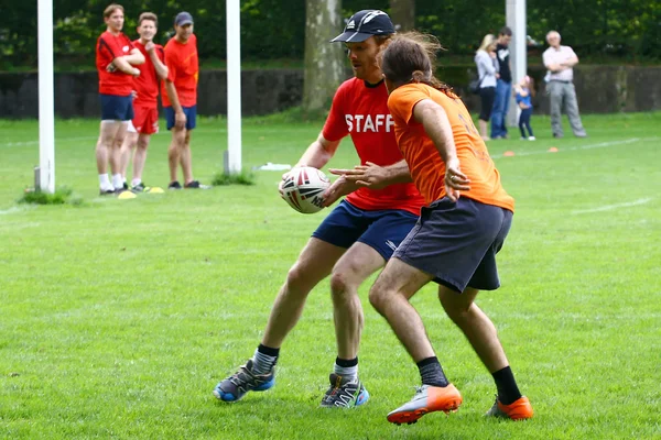 Toque Rugby Copa da Suíça Fotos De Bancos De Imagens