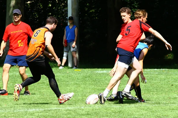 Aanraking rugby Zwitserse beker — Stockfoto