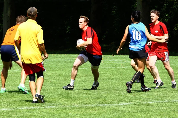 Touch Rugby schweiziske Cup - Stock-foto