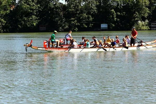 Dragon Boat Racing Stock Picture