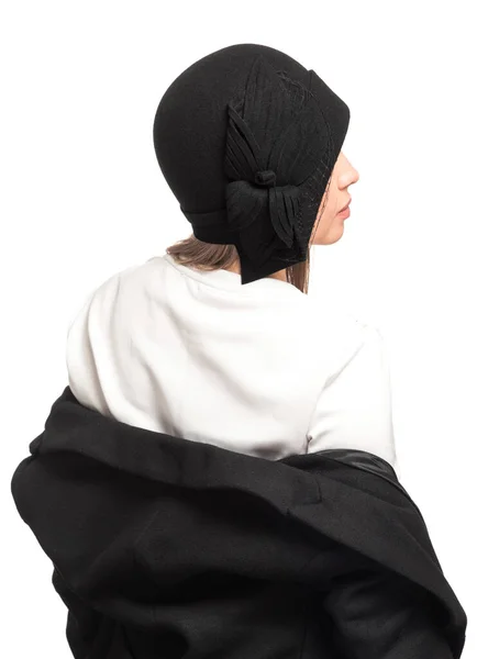 Женщина Черной Шляпе — стоковое фото