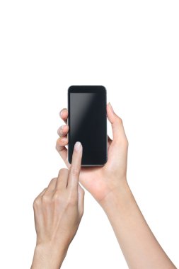 el dokunmatik ekran smartphone ile simgeler