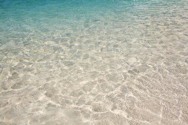 soyut bir denizde temiz su