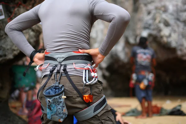 Rock climber gear. — Stock Photo, Image