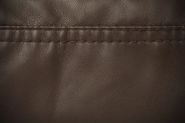 Texture brown leather — Stock Photo, Image