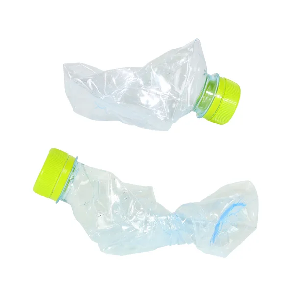 Recycled plastic bottle isolated with clipping path — Stock Photo, Image