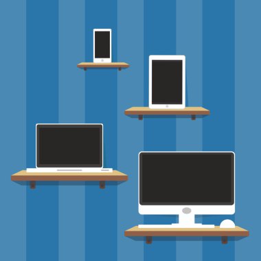 bilgisayar ve tablet raf