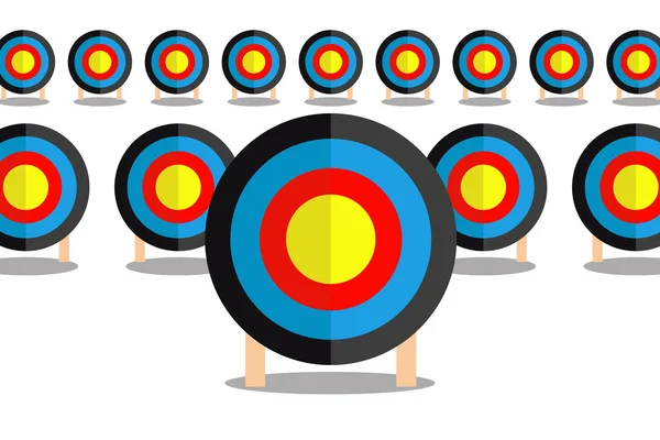 Leadership target — Stock Vector