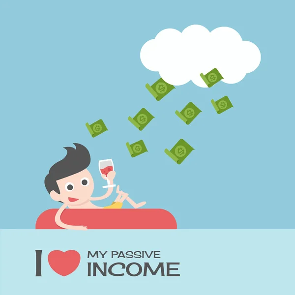 Passive income — Stock Vector