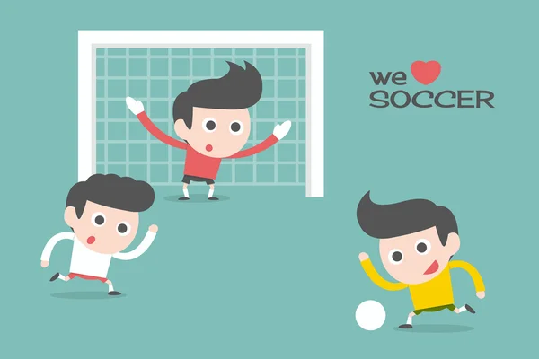 Fútbol Deporte — Vector de stock
