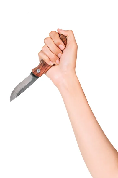 Mano y cuchillo —  Fotos de Stock