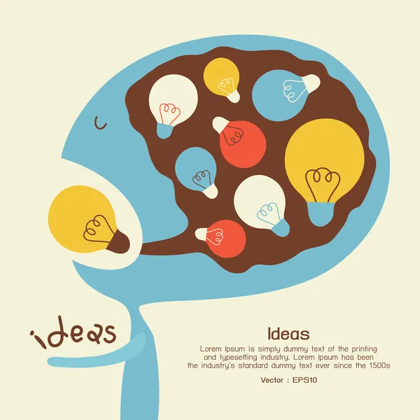 Get Idea — Stock Vector