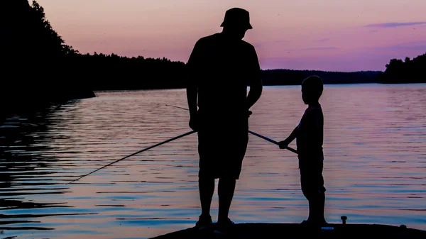 Père et fils — Photo