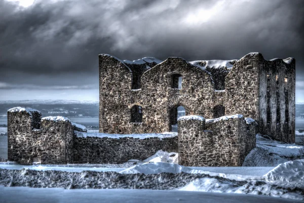 Hus av brahe (brahehus), Sverige i hdr — Stockfoto