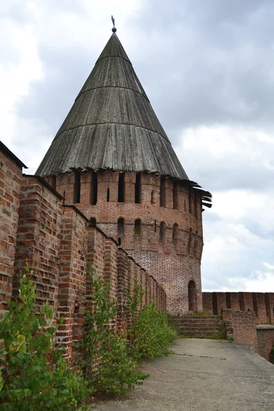 Wieża w Smoleńsku mury twierdzy, Federacja Rosyjska — Zdjęcie stockowe