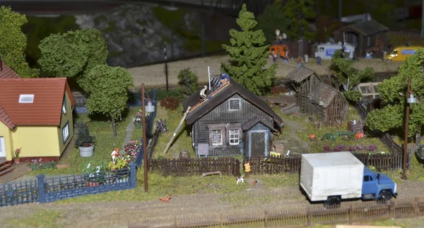 Landleven in miniatuur — Stockfoto