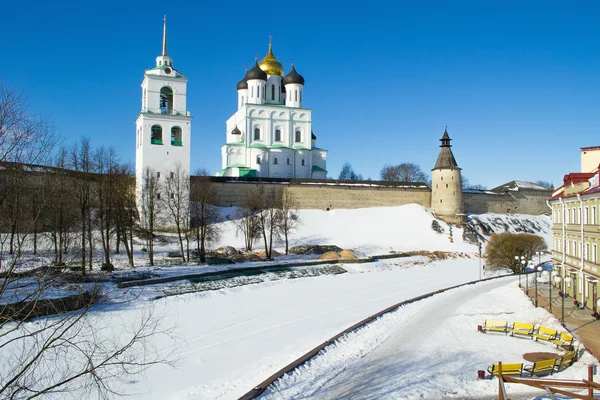 Псковский кремль — стоковое фото