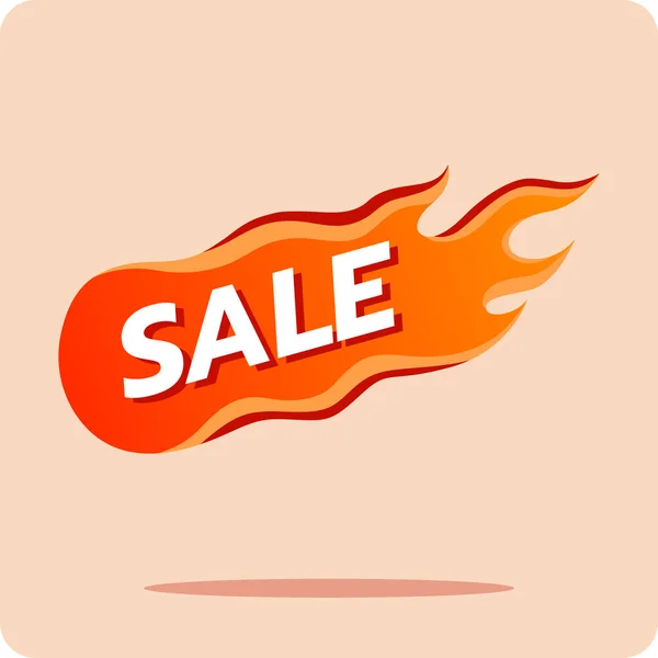Hot sale price labels template designs with flame.