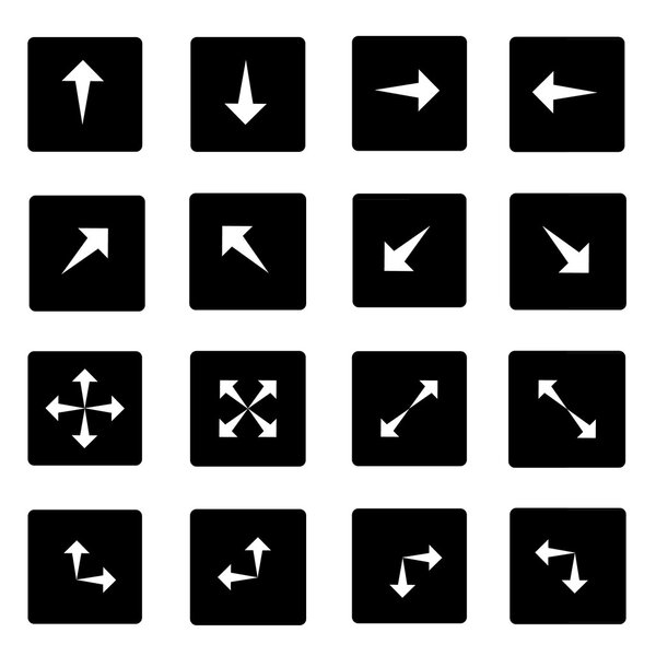 Arrows icons set