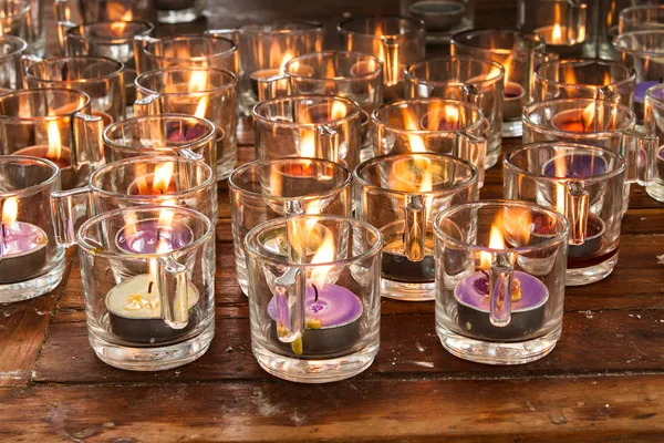 Queima de velas — Fotografia de Stock