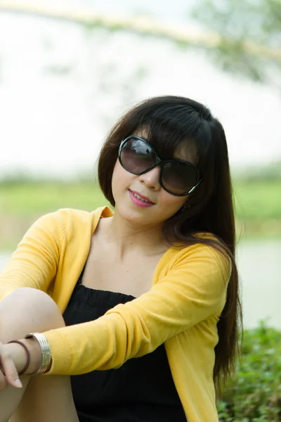 Portrait of young Asian woman — Stock Photo, Image