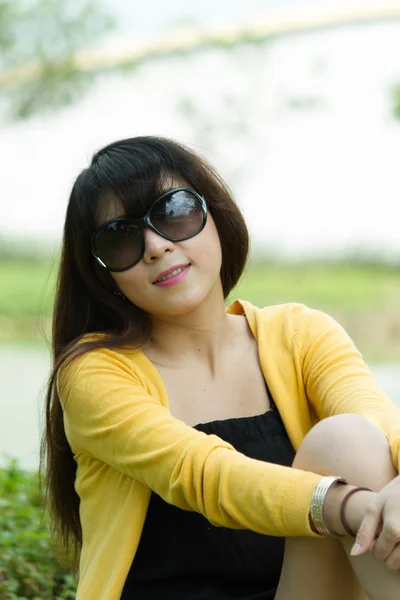 Portrait of young Asian woman — Stock Photo, Image